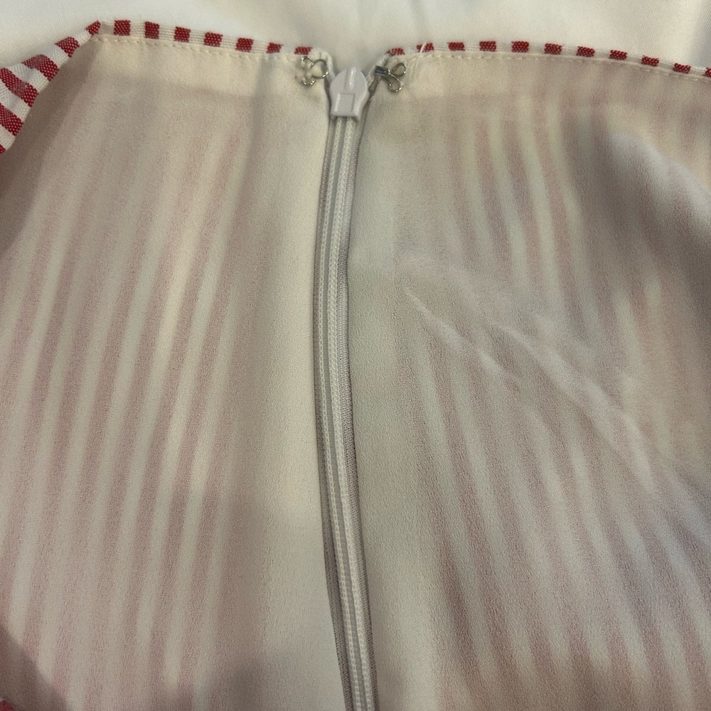 Wayf Asymmetrical Pinstripe Ruffled Skirt Size S - Picture 10 of 10